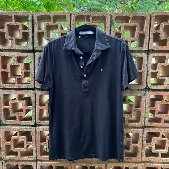 Criquet Men’s Slim Fit Top-Shelf Range Polo in Black, Size Small - Picture 2 of 5